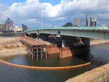 橋梁補修工事(明神橋)(週休2...
